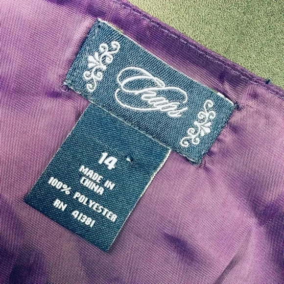 Women's C&C Dress Purple Size 14 - Picture 7 of 10